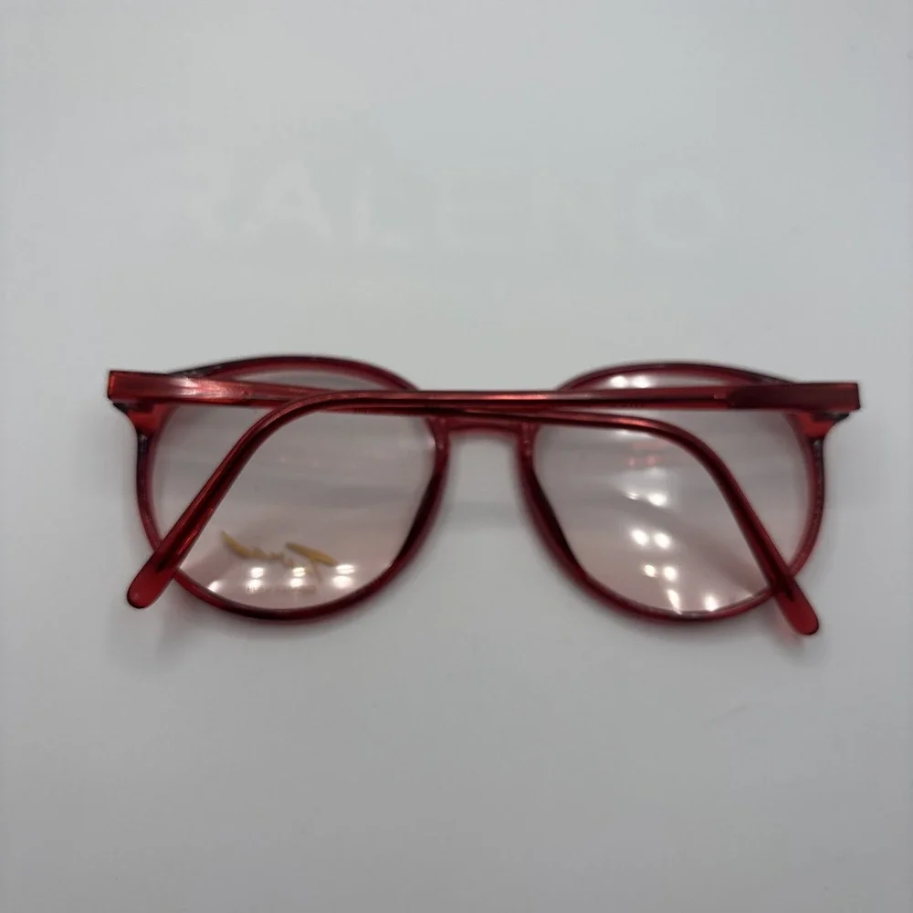 TURA Japan MOD-550 51-18-135 Red Full Rim Eyeglasses Frame #373